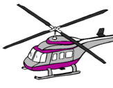 Desenho Helicoptero  pintado por cc