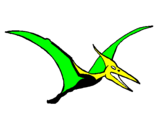 Desenho Pterodáctilo pintado por eduardo