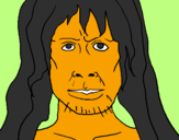 Desenho Homo Sapiens pintado por homem das cavernas
