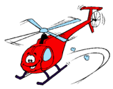 Desenho Helicóptero pintado por thiago 