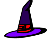 Desenho Chapéu de bruxa pintado por nana