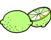 Desenho Limão pintado por sandra