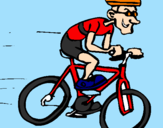 Desenho Ciclismo pintado por enzo reis