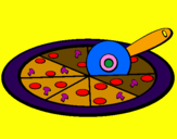 Desenho Pizza pintado por edinelsa