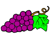 Desenho Uvas pintado por liliana balde