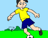 Desenho Jogar futebol pintado por ANDREI