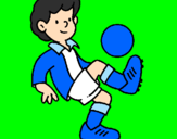 Desenho Futebol pintado por Messi