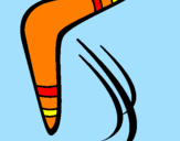 Desenho Bumerangue pintado por kaka