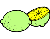 Desenho Limão pintado por ana   beatriz   marino
