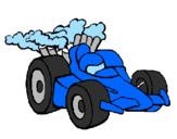 Desenho Carro de Fórmula 1 pintado por DIOGO TRIANOSKI
