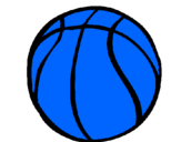 Desenho Bola de basquete pintado por lucas