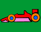Desenho Fórmula 1 pintado por maluco batata