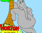 Desenho Horton pintado por lucas