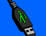 Desenho USB pintado por Enzo