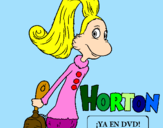 Desenho Horton - Sally O'Maley pintado por manoela