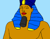 Desenho Ramses II pintado por witor