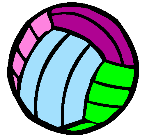 Desenho Bola de voleibol pintado por Angelina