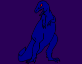 Desenho Tiranossauro rex pintado por pedro