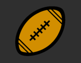 Desenho Bola de futebol americano II pintado por VIDAO