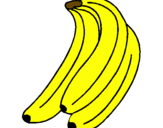 Desenho Plátanos pintado por JULIA