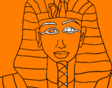 Desenho Tutankamon pintado por mauricio