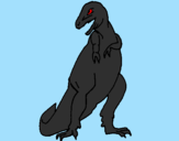 Desenho Tiranossauro rex pintado por joão pedro