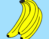 Desenho Plátanos pintado por patricia andrade