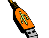 Desenho USB pintado por Victor
