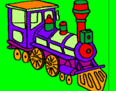 Desenho Comboio pintado por valdeci silva