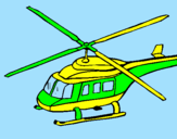 Desenho Helicoptero  pintado por lucas