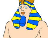Desenho Ramses II pintado por Igor