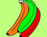 Desenho Plátanos pintado por alexander