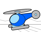 Desenho Helicoptero pequeno pintado por Dudu