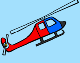 Desenho Helicóptero brinquedo pintado por luiz