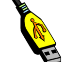 Desenho USB pintado por pedro