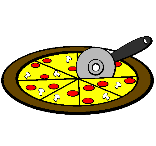 Desenho Pizza pintado por perola