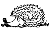 Desenho Porco-espinho pintado por sonic