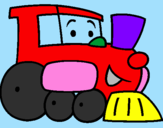 Desenho Comboio pintado por Guilherme