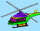 Desenho Helicoptero  pintado por anónimo