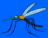 Desenho Mosquito pintado por gasb