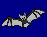 Desenho Morcego a voar pintado por jun