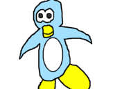 Desenho Pinguim pintado por matheus/club  penguin