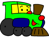 Desenho Comboio pintado por Lili