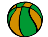 Desenho Bola de basquete pintado por thigo 