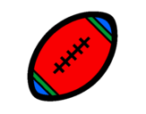 Desenho Bola de futebol americano II pintado por Caio