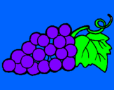 Desenho Uvas pintado por natalia assunção