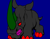 Desenho Rinoceronte II pintado por kinhoslive