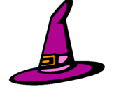 Desenho Chapéu de bruxa pintado por ÉRICA