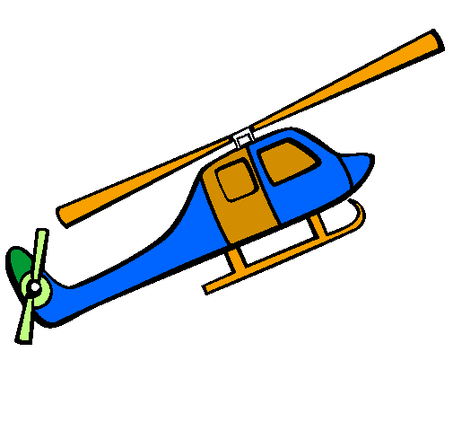 Desenho Helicóptero brinquedo pintado por pintinho amarelinho