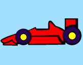 Desenho Fórmula 1 pintado por JOÃO